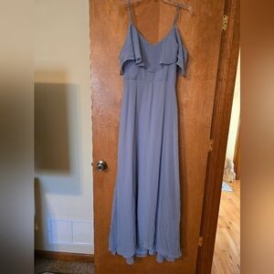 Elegant Blue Women's Dress